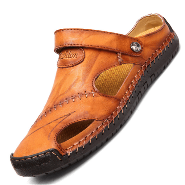 Chris | Sandalias de Cuero Ortopédicas