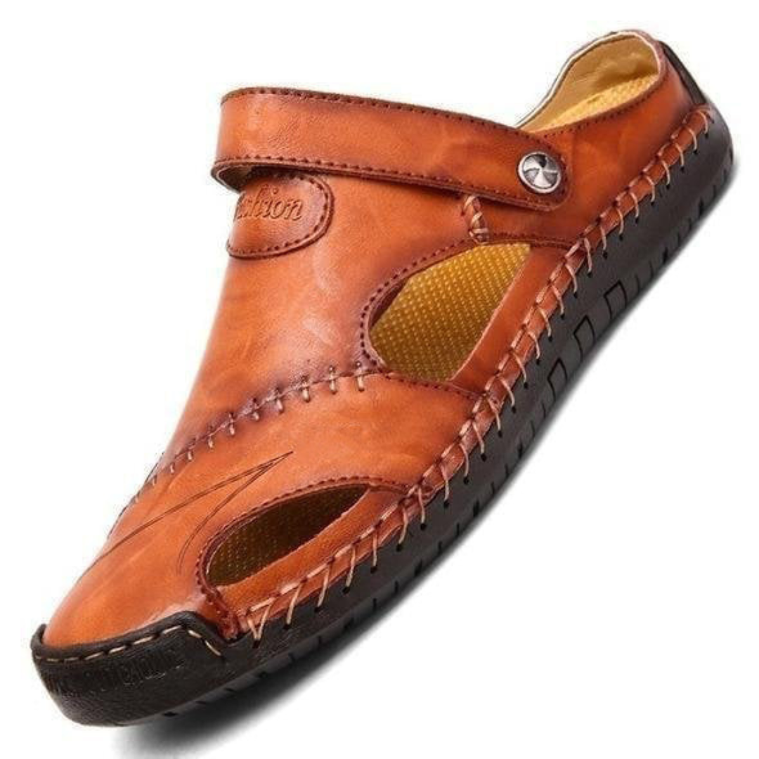 Chris | Sandalias de Cuero Ortopédicas