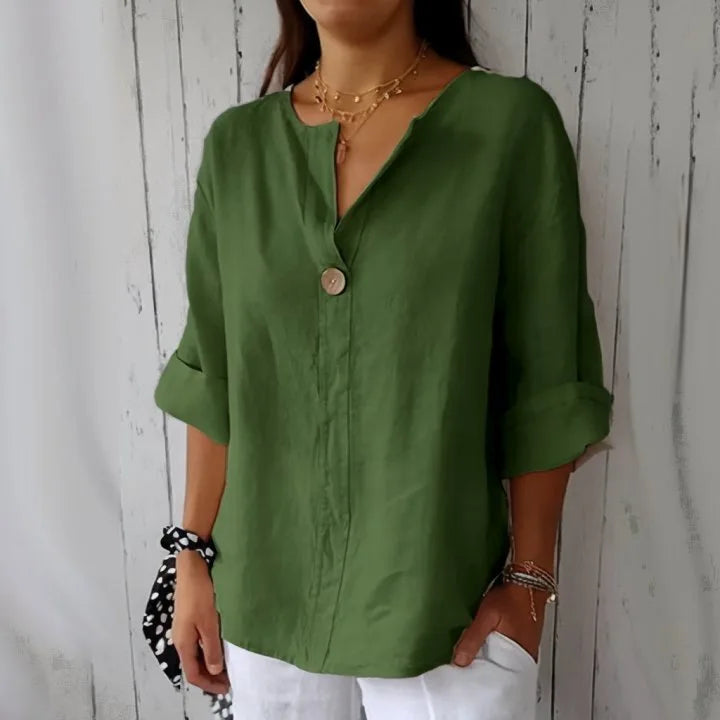 Mariet - Blusa Larga con Mangas Cortas