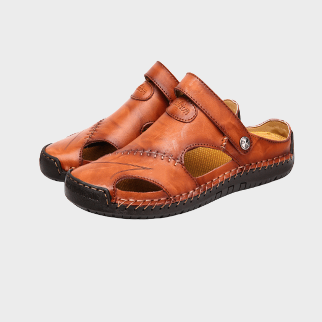 Chris | Sandalias de Cuero Ortopédicas